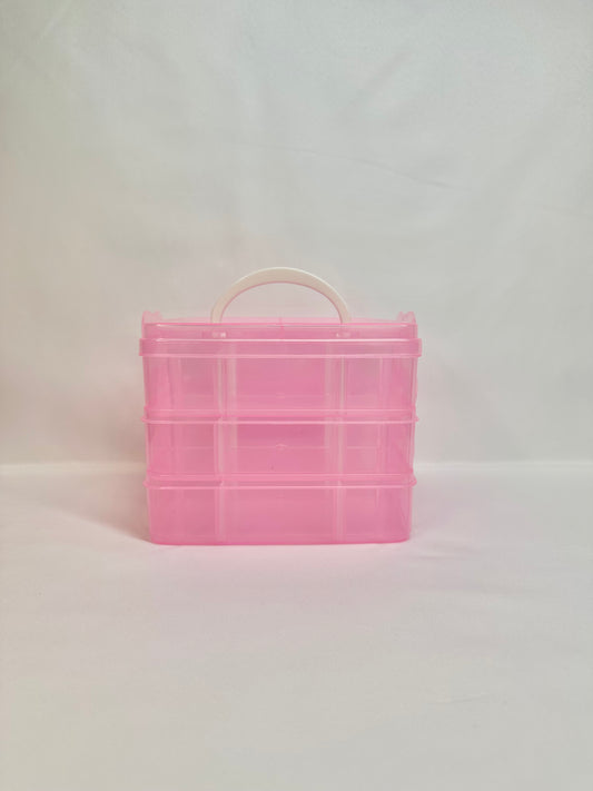 3 Layer Pink Storage Box