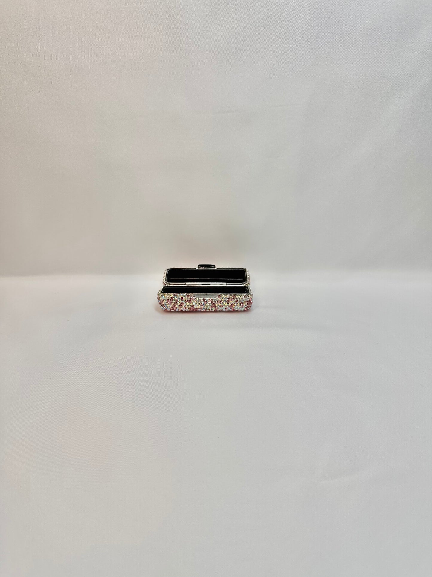 Bling Pink Lipstick Case with Mirror