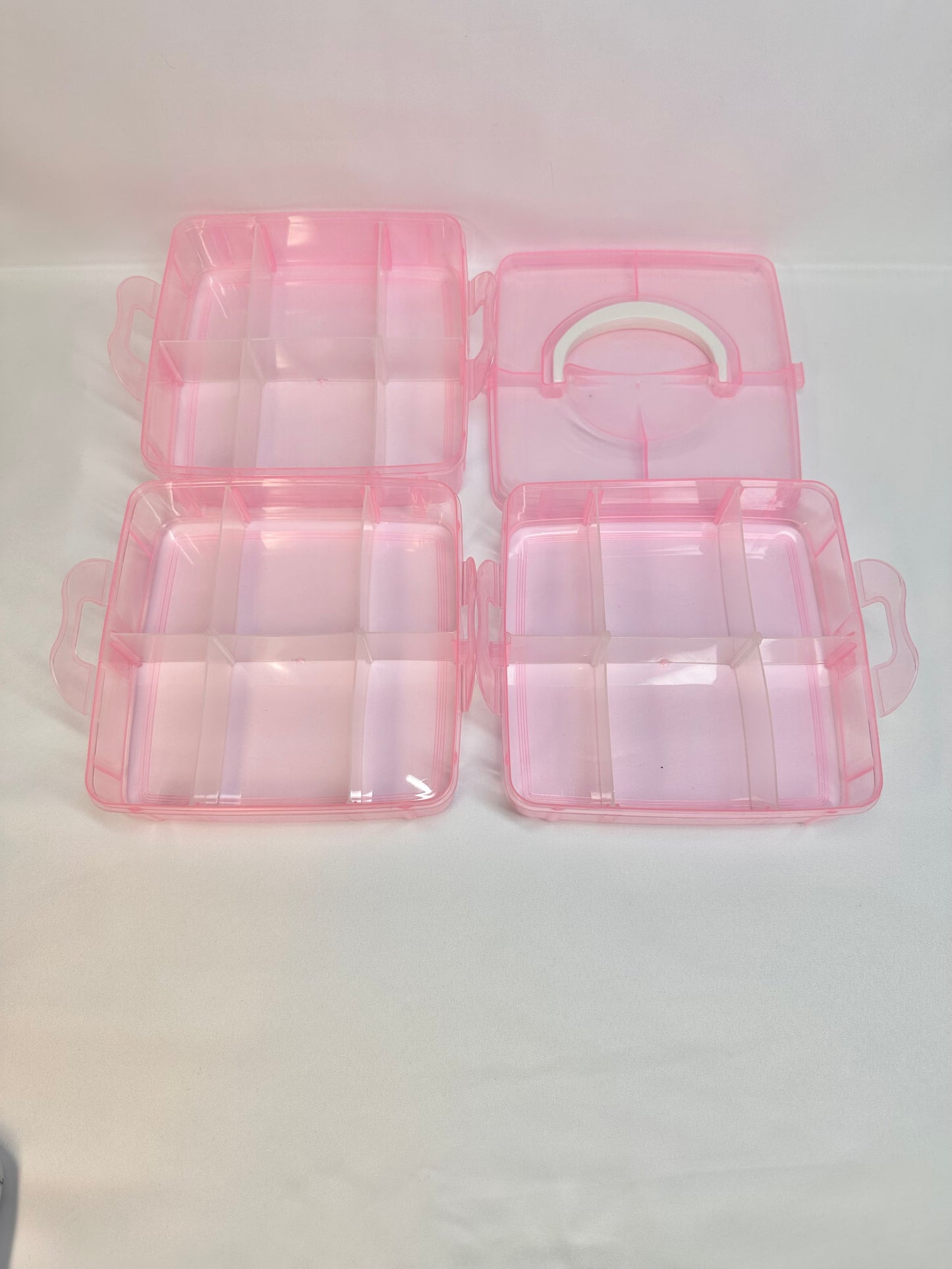 3 Layer Pink Storage Box