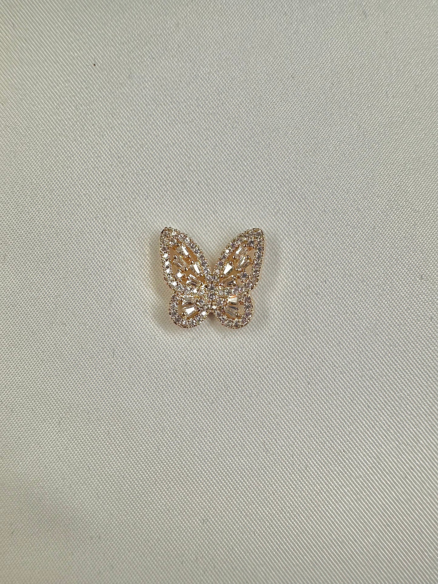 Gold Bedazzle Butterfly 1pc