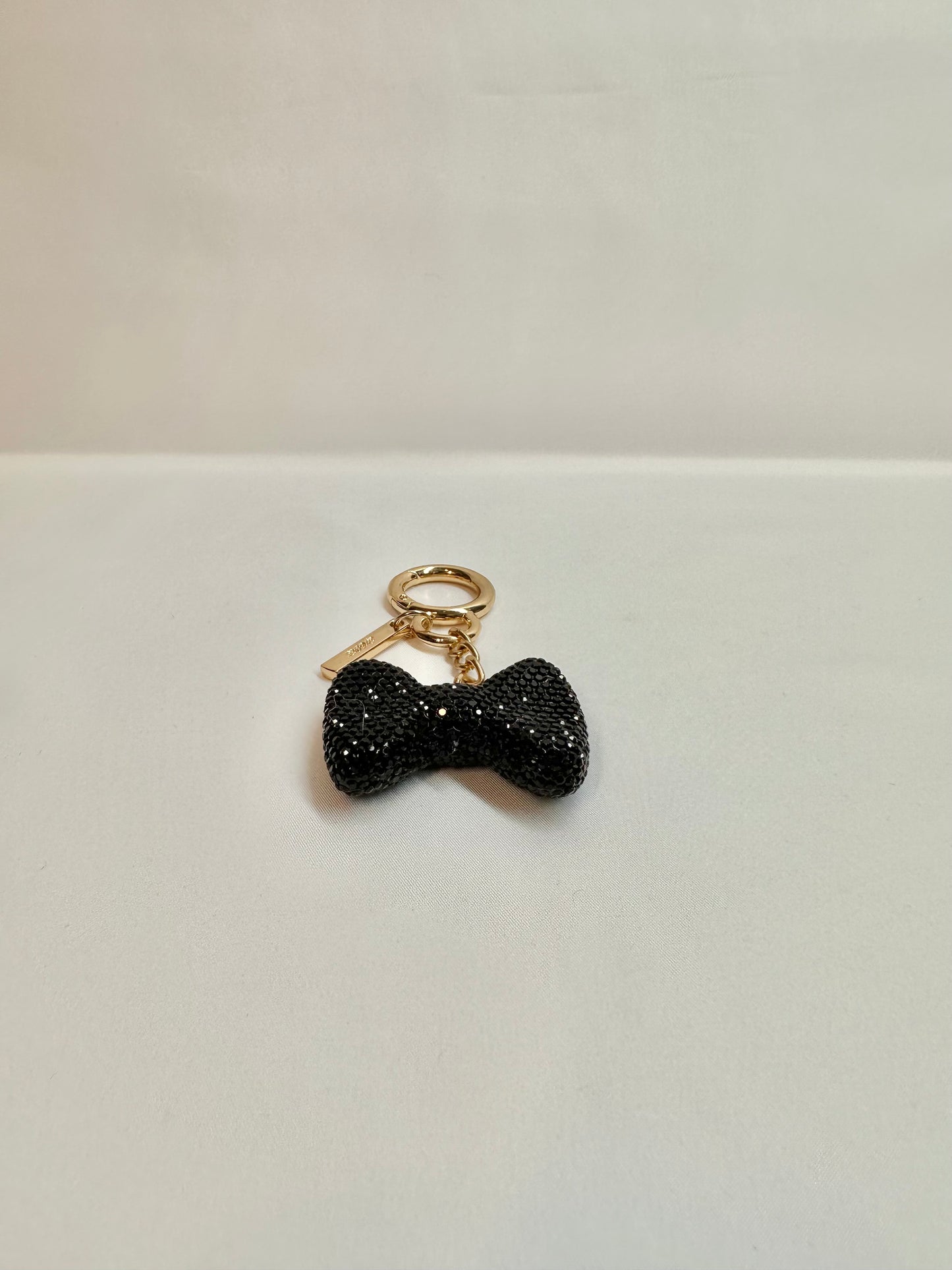 Bling HK Black Bow Keychain