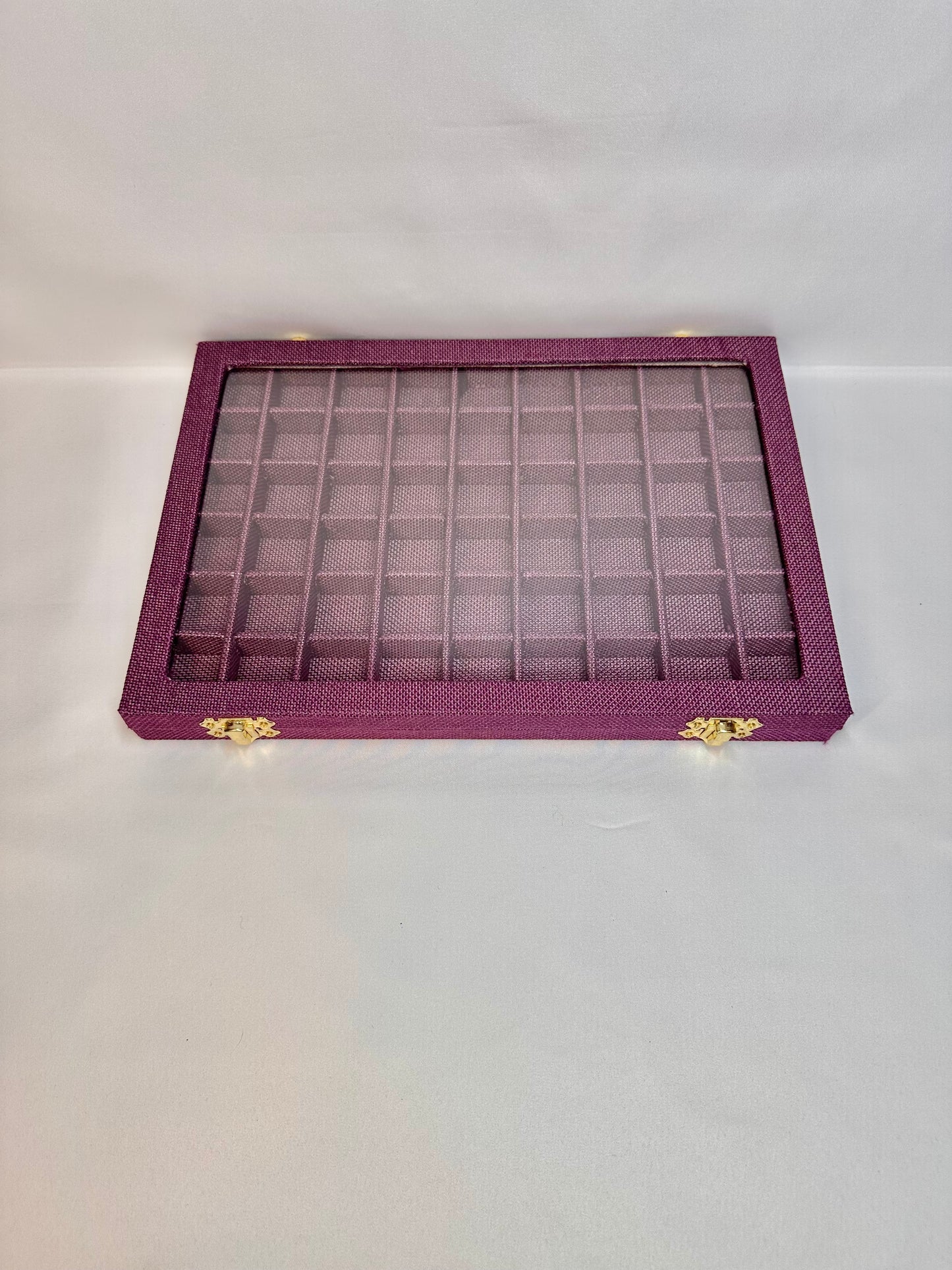 54 Grids Pink Charm Organizer