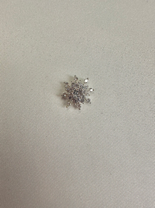 Silver Snowflake 2pcs